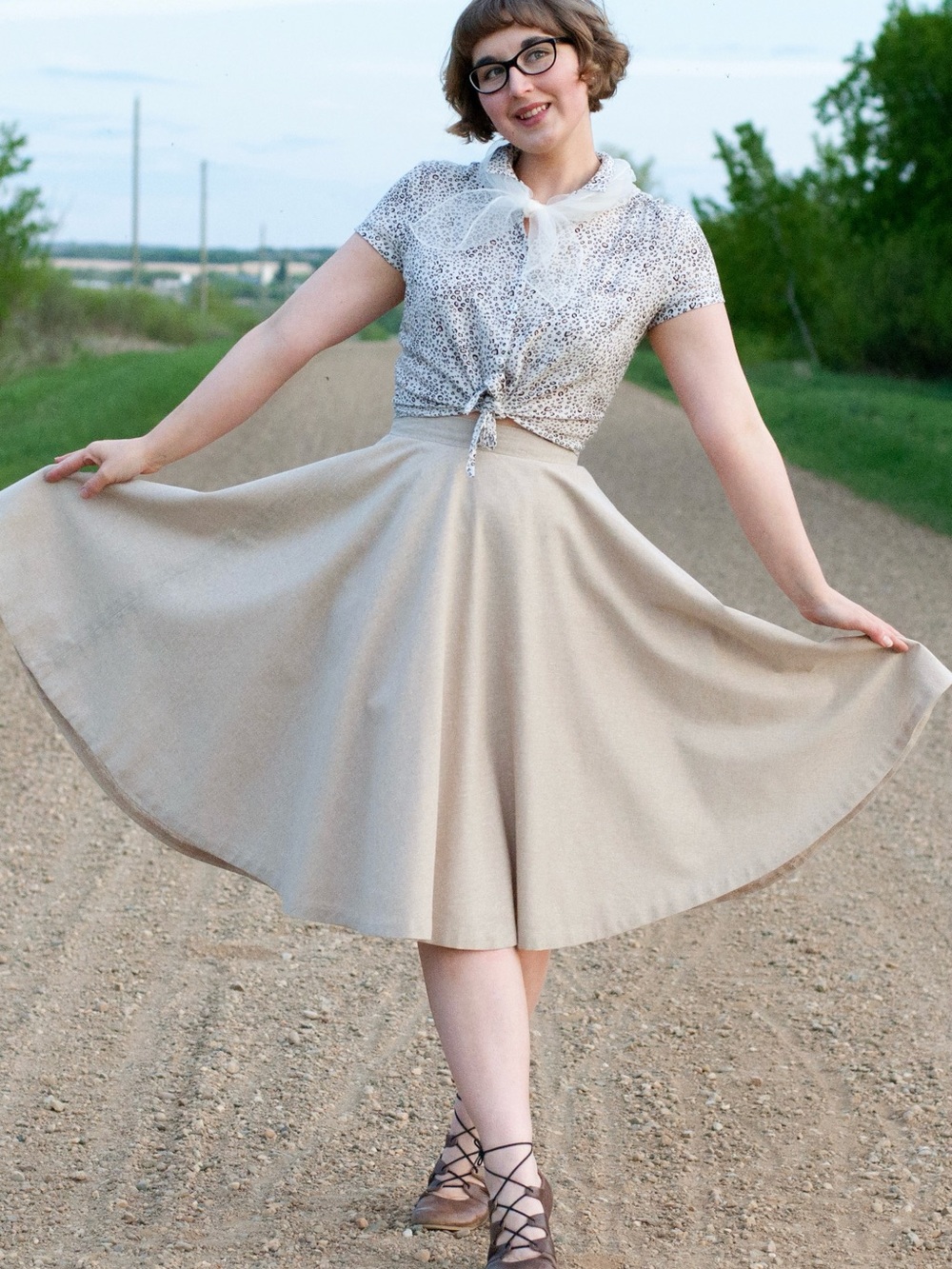 Retro Circle Skirt